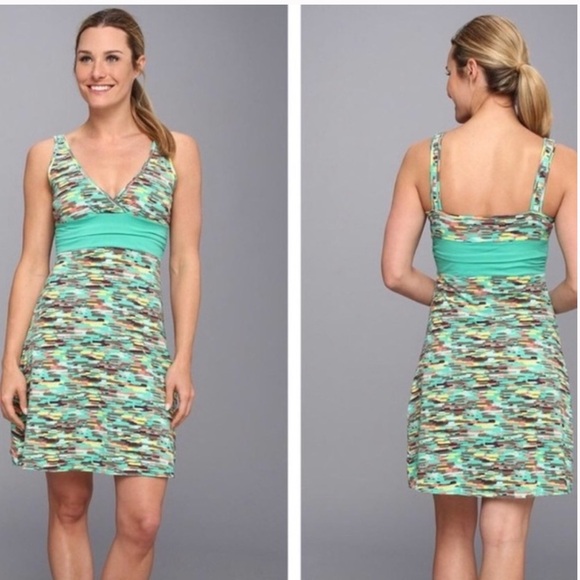 Patagonia Dresses & Skirts - Patagonia Margot Tank Dress Size Medium Sizzling Sun: Desert Turquoise.   8